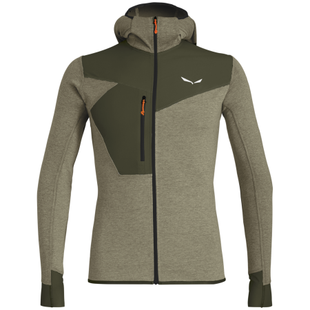 Мъжки суитшърт Salewa Puez 2 Dry M L/S Hood Fz Tee