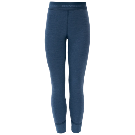 Детско функционално долно бельо Devold Duo Active Merino Longs Kid Berry тъмно син Berry