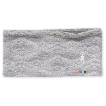 Лента за глава Smartwool Merino 250 Reversible Headband сив LightGrayMountainFairisle