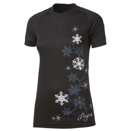 Дамска тениска Progress DF NKRZ Print черен Black