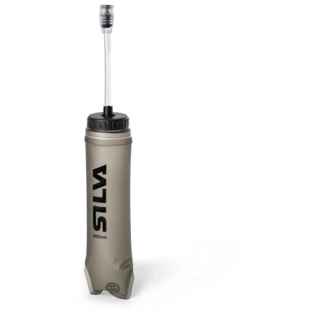Сгъваема бутилка Silva Soft Flask 500ml Straw сив light grey