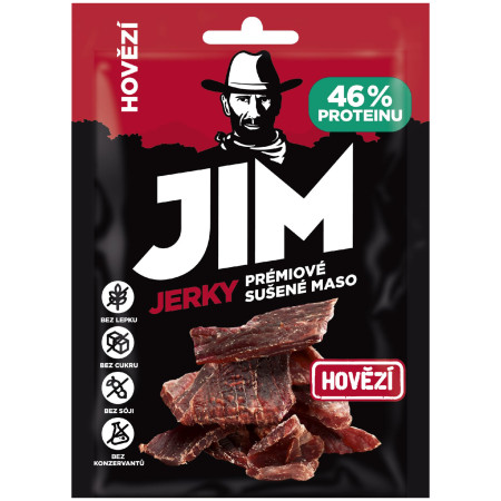 Сушено месо Jim Jerky Jerky говеждо 23г