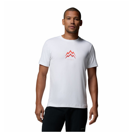 Мъжка тениска Columbia Parsons Point™ SS Graphic Tee бял White, Pointed Peaks