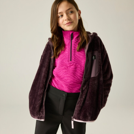 Детски суитшърт Dare 2b Powder Fleece Hucklbr/PkHz