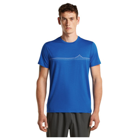 Мъжка тениска Icebreaker Men Merino 150 Tech Lite SS Tee Range Stripes