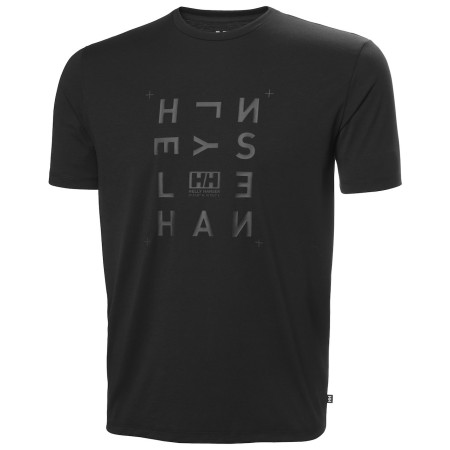 Мъжка тениска Helly Hansen Skog Graphic T-Shirt черен 991 Black