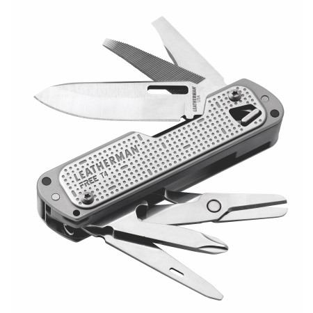 Джобно ножче Leatherman Free T4 (2021) сребърен