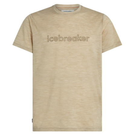 Функционална мъжка тениска Icebreaker M 150 Tech Lite SS Tee IB Stitchline бежов Bay Hthr