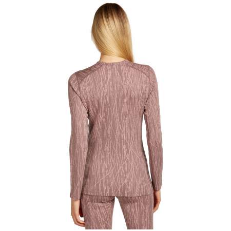 Дамска функционална блуза Icebreaker Women Merino 260 Tech Vertex LS Crewe Delta Lines AOP