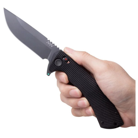 Сгъваем нож Acta non verba A400-BB, DLC, Black Sandvik 14C28N, G10 Black черен Black