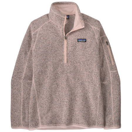 Дамски суитшърт Patagonia Better Sweater 1/4 Zip розов Pink Frost