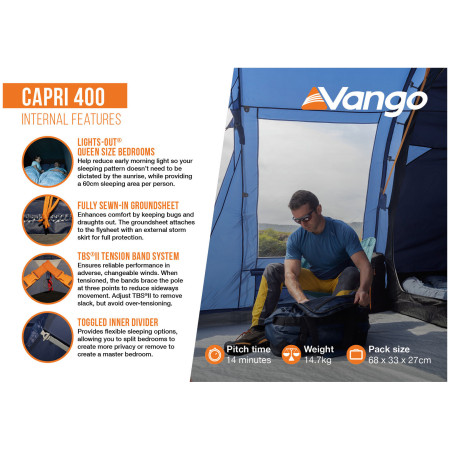 Палатка Vango Capri 400