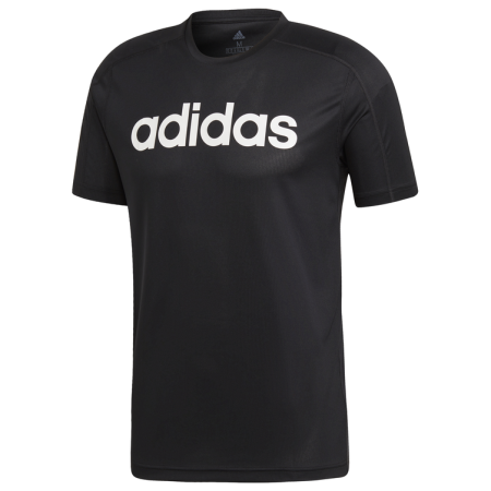 Мъжка тениска Adidas D2M COOL Logo T черен Black