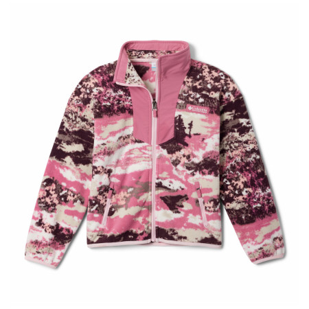 Детски суитшърт Columbia Sequoia Grove™ Printed Full Zip Fleece Rosette Fieldaz розов Rosette Fieldaz