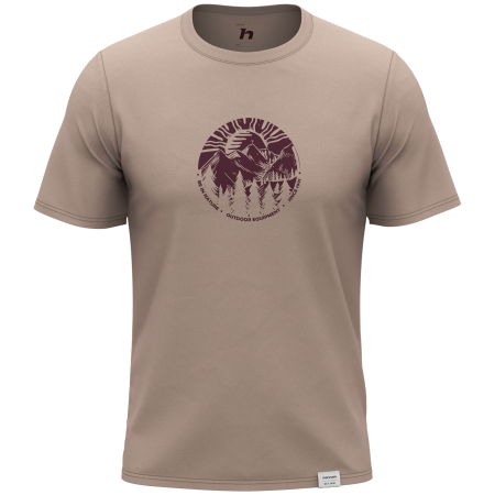 Мъжка тениска Hannah Luke сив greige