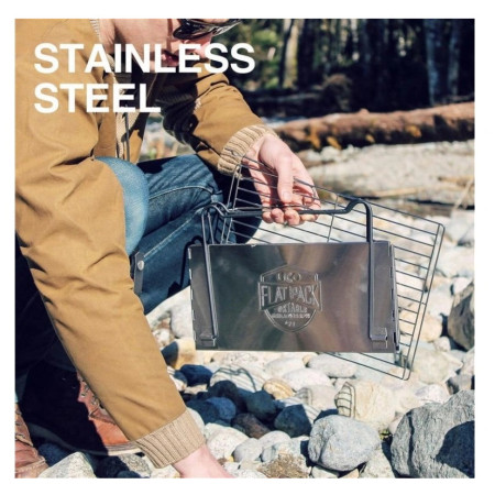 Сгъваема скара UCO Flatpack Grill & Firepit 35 x 25 cm