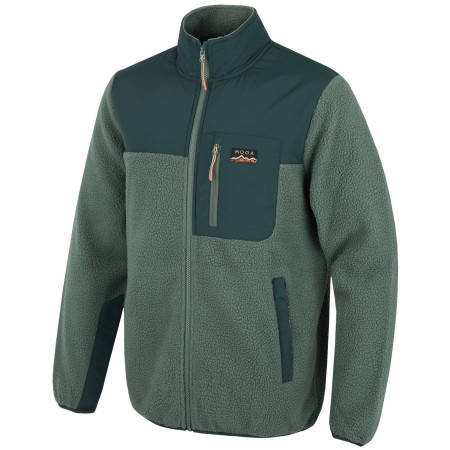 Мъжки суитшърт MOOA Sherpa зелен forest green