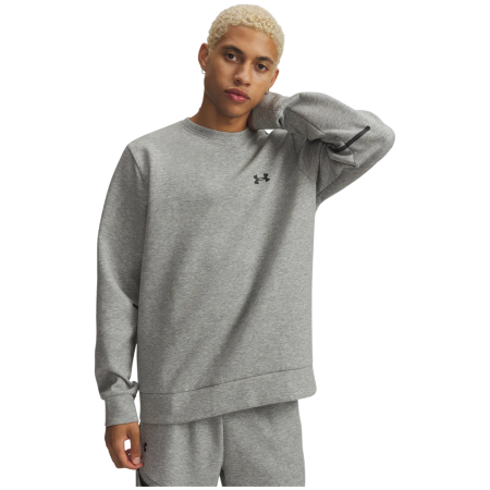Мъжки суитшърт Under Armour Unstoppable Flc Crew сив Gray