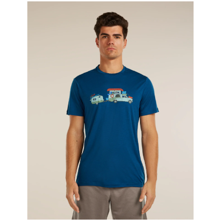 Функционална мъжка тениска Icebreaker Men Merino 150 Tech Lite SS Tee Transportage