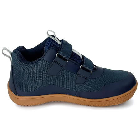 Dětské celoroční barefoot boty Bugga Oscar Blue тъмно син modrá