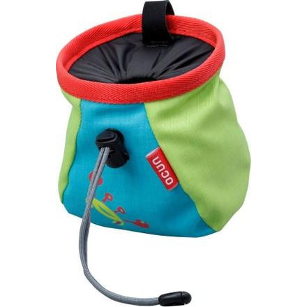 Торбичка Ocún Lucky Kid + колан Ocún Chalk Bag Belt зелен/син Blue