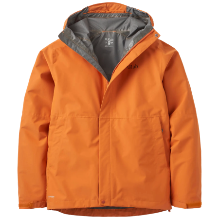 Мъжко яке Rab Downpour Jacket оранжев