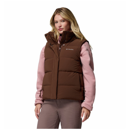 Дамска жилетка Columbia Amaze Puff™ Vest кафяв Tobacco