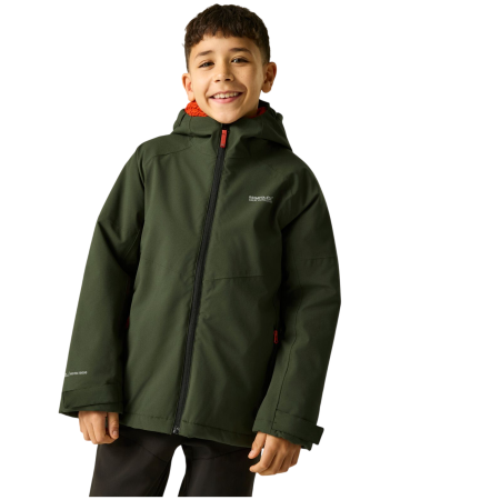 Детско зимно яке Regatta Hillain Warm Lined Dark Khaki