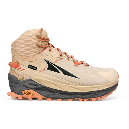 Дамски туристически обувки Altra Olympus 5 Hike Mid Gtx бежав