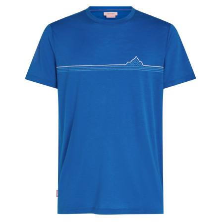 Мъжка тениска Icebreaker Men Merino 150 Tech Lite SS Tee Range Stripes