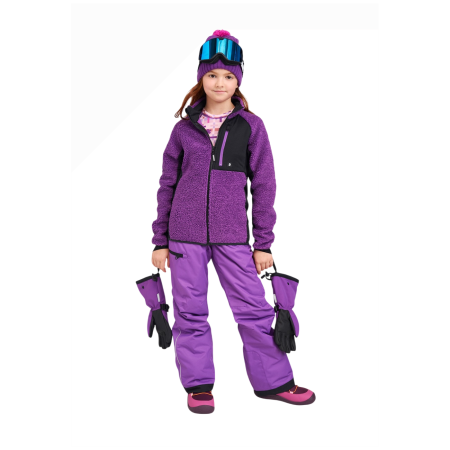 Детски функционален суитшърт Reima Puhku Plum Purple