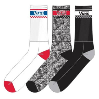 Комплект чорапи Vans MN UNIVERSITY CREW бял/черен