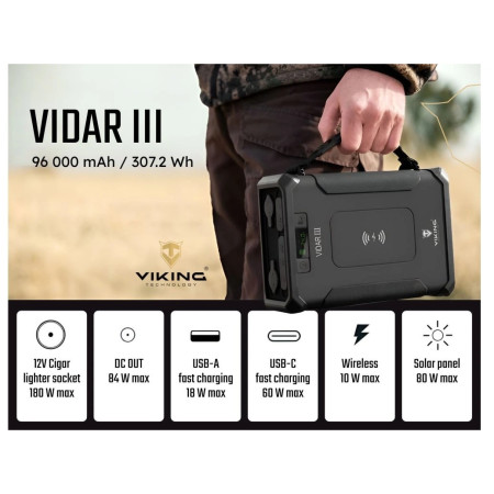Външна батерия Viking Technology Vidar III