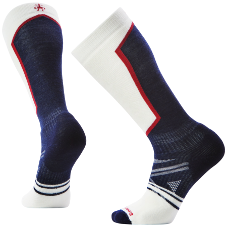 Скиорски чопапи Smartwool Ski Full Cushion OTC Socks синьо/бял DEEP NAVY