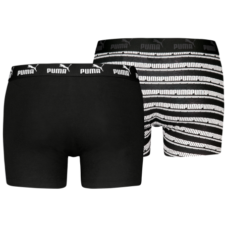 Мъжки боксерки Puma Elements Striped Boxers 2P