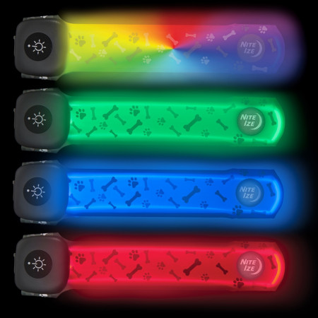 Светещ нашийник за куче Nite Ize NiteDog® Rechargeable LED Collar Cover