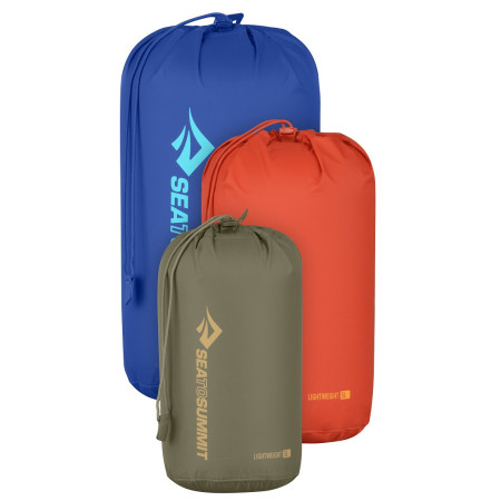 Водоустойчива торба Sea to Summit Lightweight Stuff Sack Set 3, 5, 8L син/зелен