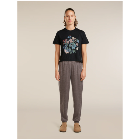 Дамска тениска Icebreaker Merino 150 Tech Lite SS Crop Tee NZ Flora