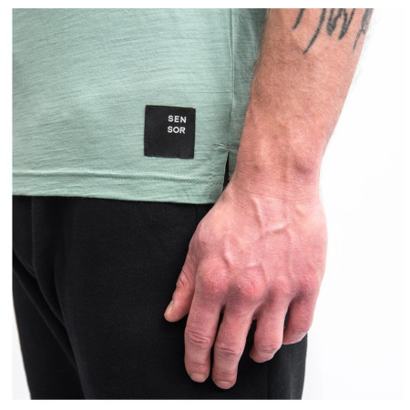 Функционална мъжка тениска Sensor Merino Air Traveller