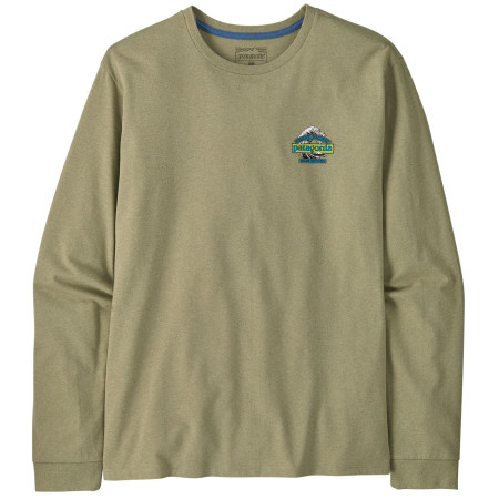 Мъжка тениска Patagonia Long-Sleeved Great Waves Responsibili-Tee зелен Gumtree Green