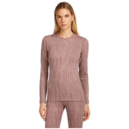 Дамска функционална блуза Icebreaker Women Merino 260 Tech Vertex LS Crewe Delta Lines AOP