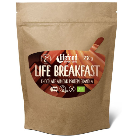 Гранола Lifefood Life Breakfast Bio шоколад с бадеми