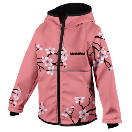 Детско софтшел яке WAMU Pink розов PINK