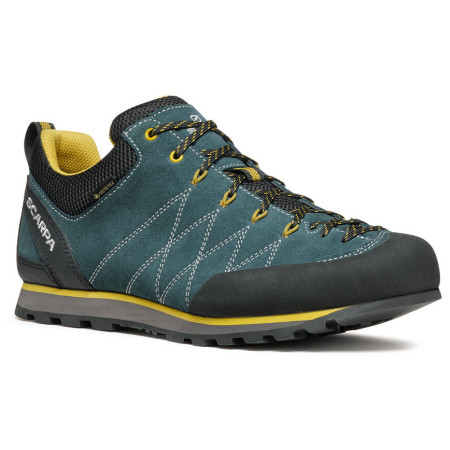 Мъжки туристически обувки Scarpa Crux Gtx зелен / жълт Petrol-Mustard