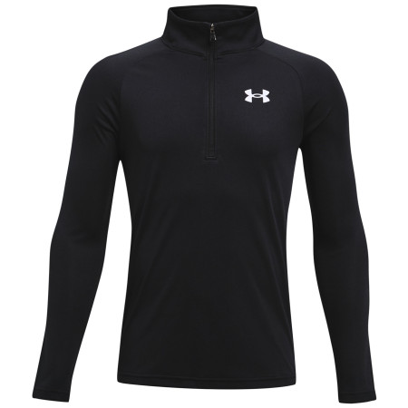 Функционална мъжка тениска Under Armour Tech 2.0 1/2 Zip черен