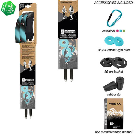 Туристически щеки Fizan Compact 4 Tech