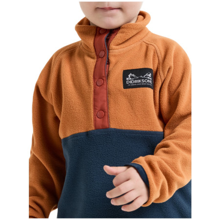 Детски суитшърт Didriksons Monte Kids Half Bu 6 Almond Tree