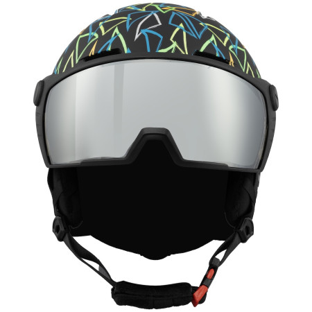 Детска ски каска Blizzard Flash Visor junior ski helmet черен black/multicolor