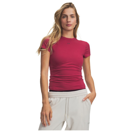 Дамска тениска Under Armour Motion Fitted SS винен