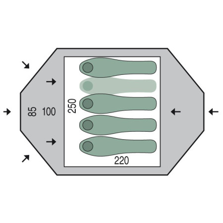 Палатка Pinguin Tornado 4